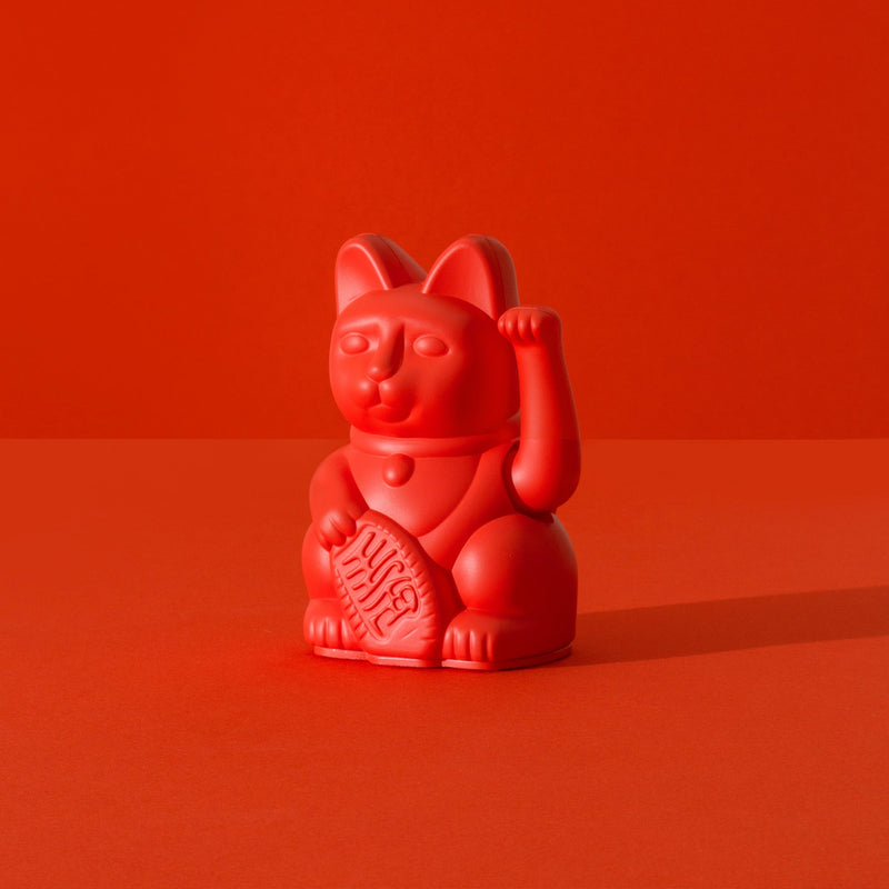 Donkey Products Lucky Cat Mini Maneki Neko Schwarz Donkey Products Lucky Cat Mini Maneki Neko Schwarz