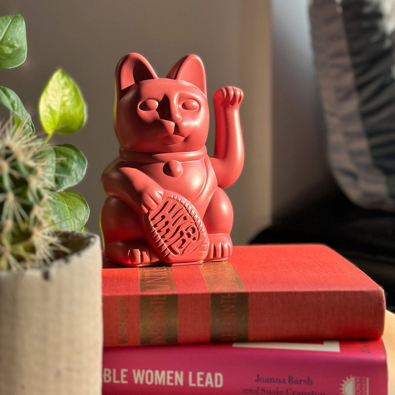 DONKEY Lucky Cat Berry Red