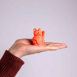 DONKEY Lucky Cat Solar Neon Orange