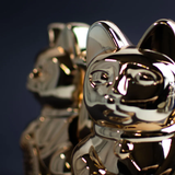 DONKEY Lucky Cat Cosmic Shiny Platinum