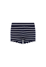 DOLLHOUSE KNIT SHORT - NAVY STRIPE