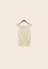 DOUBLE LAYER BUTTERCUP MESH VEST - BUTTER