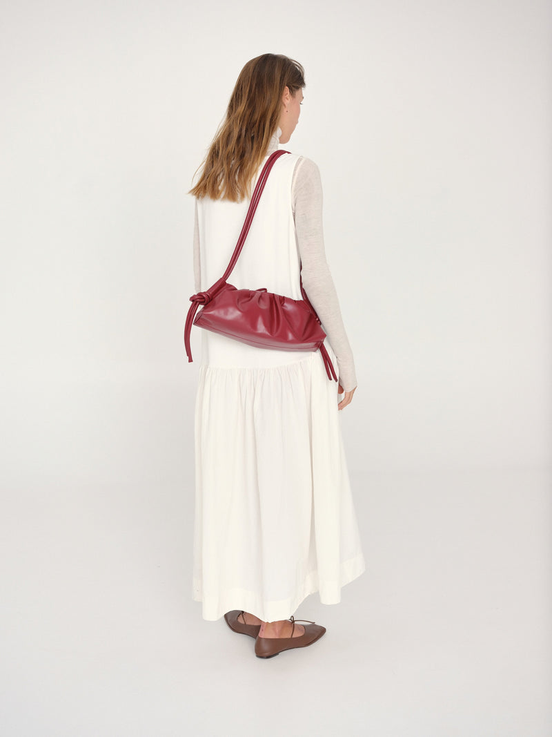 DUMPLING BAG - CHERRY RED