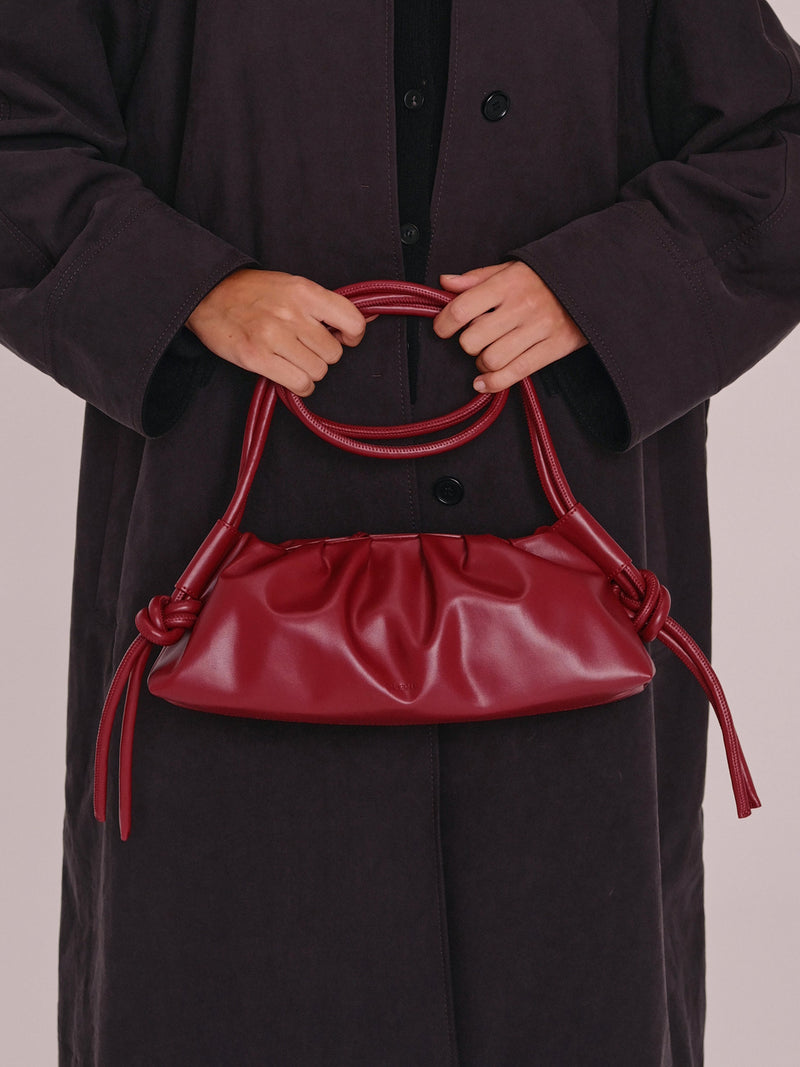 DUMPLING BAG - CHERRY RED