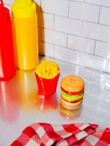DOIY Fast Food Salt and Pepper Shakers Fries Burger