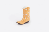 DOIY Vase Rodeo Cowboy Boot Yellow