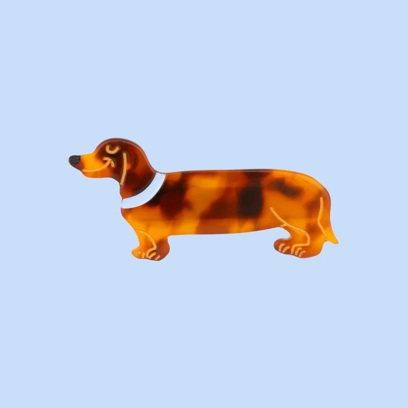 Dachshund hair clip