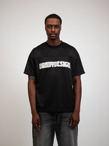 Design Mesh T-shirt - Black