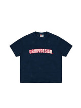 Design Mesh T-shirt - Navy