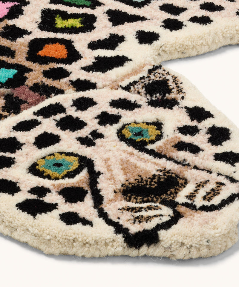 Disco Leopard Rug Small