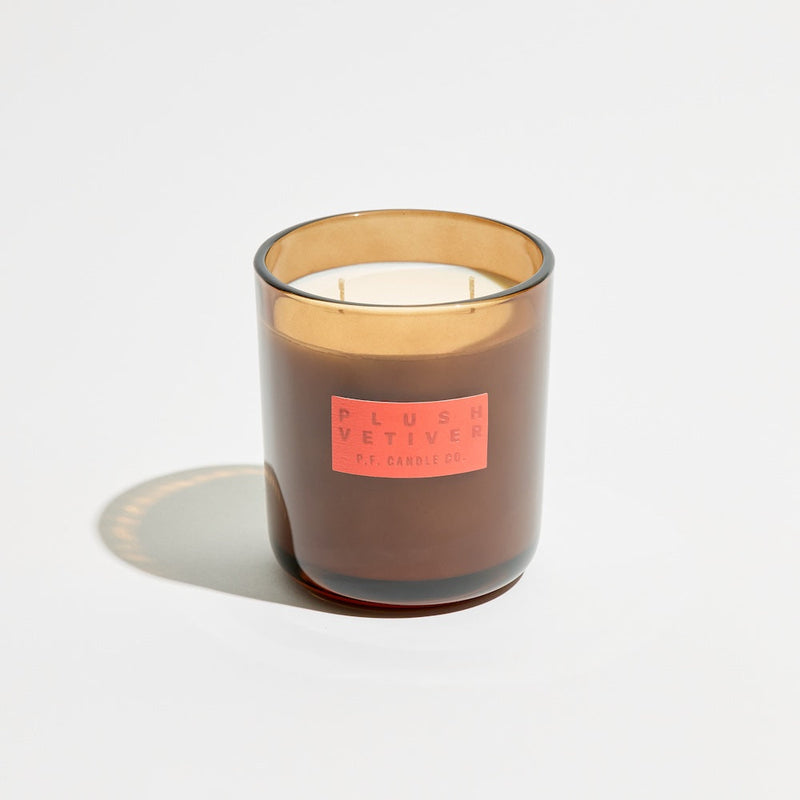Double Wick Soy Candle - Plush Vetiver