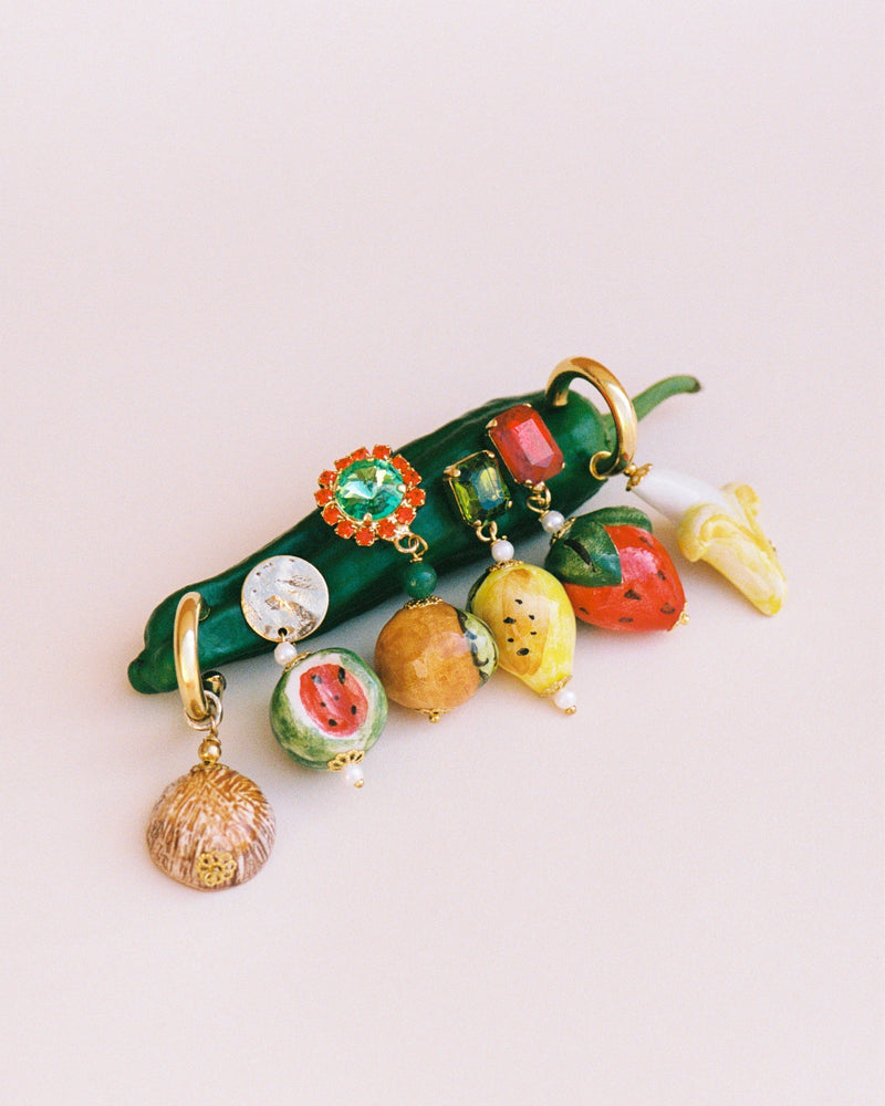 EARRINGS BANANA COCO