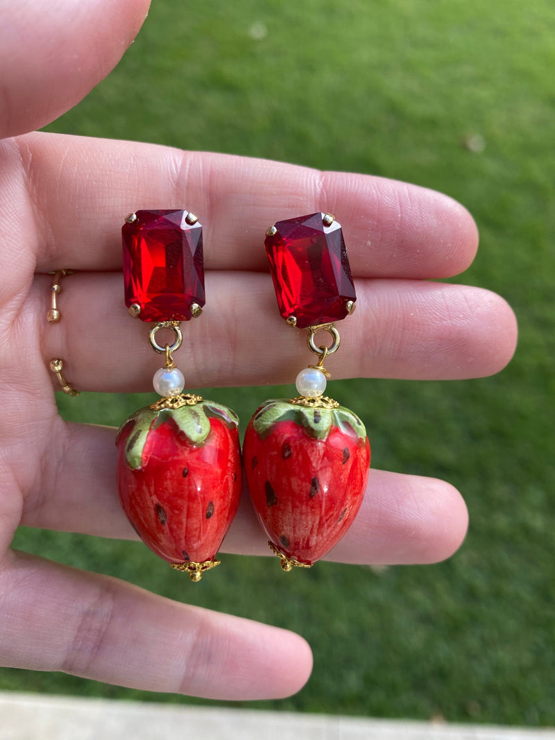 EARRINGS ROSSO