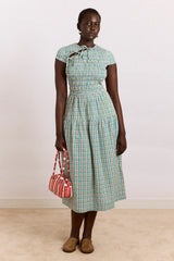 EBBA MIDI DRESS - PICNIC CHECK