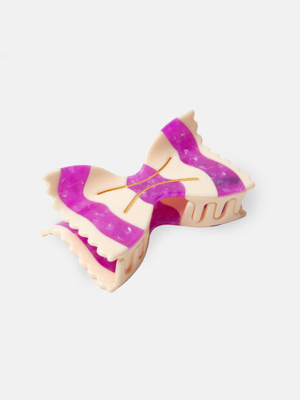 EAT MY SOCKS Farfalle Purple Hair Claw