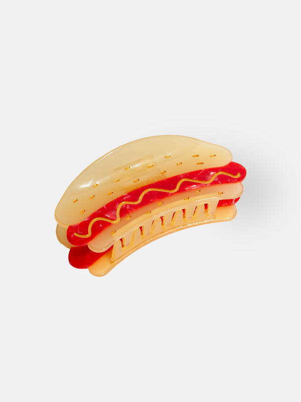 EAT MY SOCKS Hot Dog Hair Claw