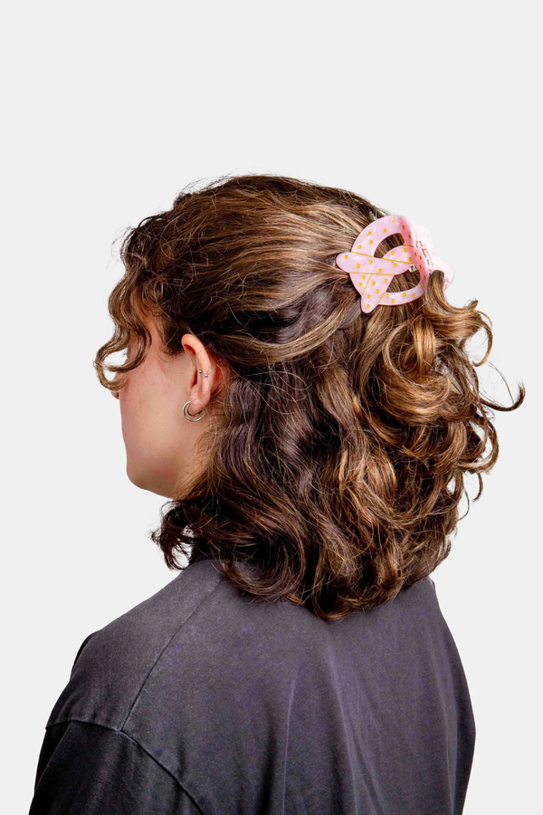 EAT MY SOCKS Pretzel Hair Claw