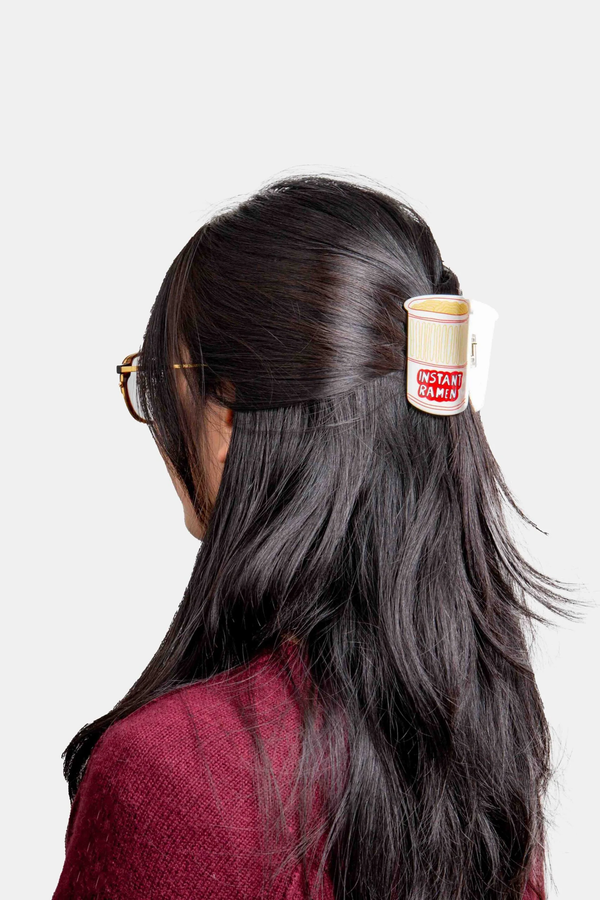 EAT MY SOCKS Instant Ramen Hair Claw
