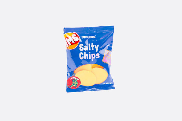 EAT MY SOCK Salty Chips Blue