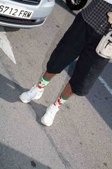 EAT MY SOCKS Cherry Flat Socks