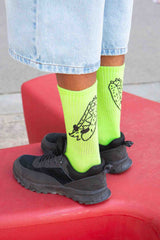 EAT MY SOCKS Easily Distracted Flat Socks