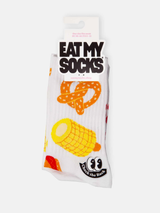 EAT MY SOCKS Hot To Go Flat Socks