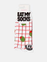 EAT MY SOCKS Olive Flat Socks