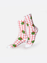 EAT MY SOCKS Olive Flat Socks