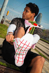 EAT MY SOCKS Olive Flat Socks