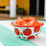 ENAMEL BOWL TOMATO 12CM