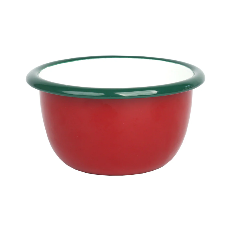 TALKING TABLES Cranberry Red Enamel Bowl 10cm