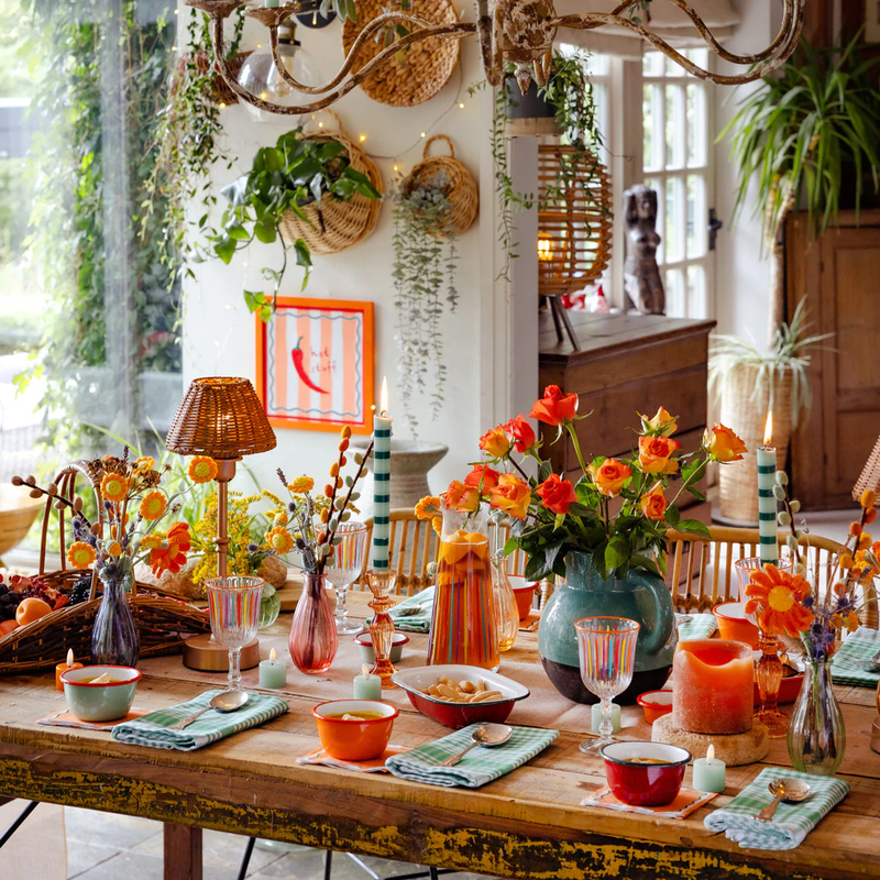 TALKING TABLES Cranberry Red Enamel Bowl 10cm