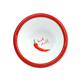 TALKING TABLES Orange Hot Stuff Chilli Enamel Bowl 10cm
