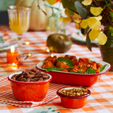 TALKING TABLES Orange Hot Stuff Chilli Enamel Bowl 10cm