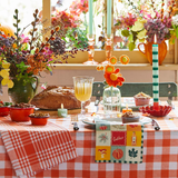 TALKING TABLES Orange Chilli Enamel Dish 8cm