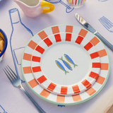 TALKING TABLES Fish Enamel Plate 20cm