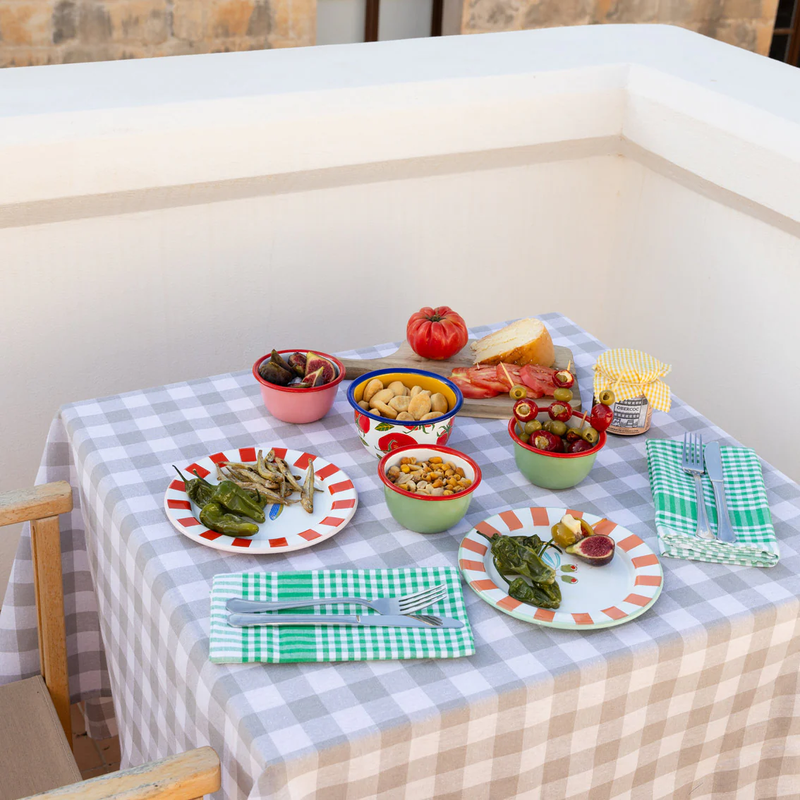 TALKING TABLES Olive Enamel Plate 20cm