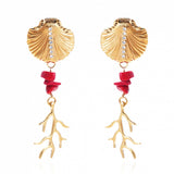 Earrings Deepsi - Coral