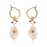 Earrings Haloha - White