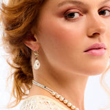 Earrings Haloha - White