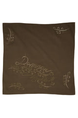 Embroidered Headscarf - Khaki