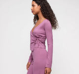 Everyday Wrap Top - Sugar Plum