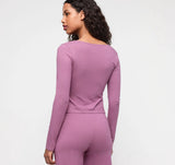Everyday Wrap Top - Sugar Plum
