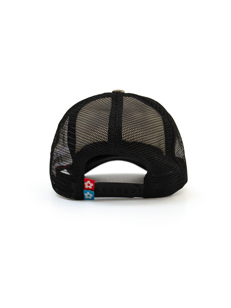 Eye Logo Trucker Hat - Black