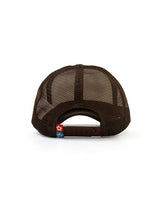 Eye Logo Trucker Hat - Brown