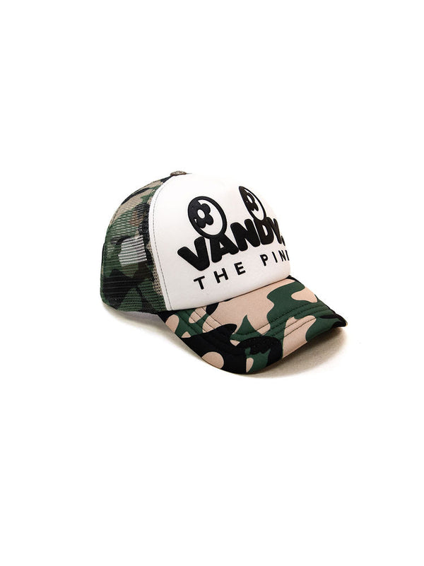 Eye Logo Trucker Hat - Green Camo