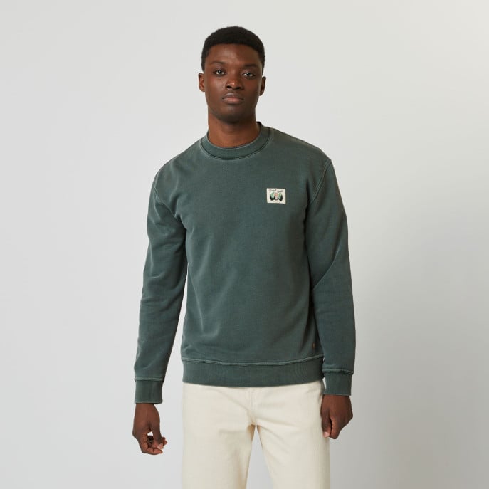 FANGO SWEATSHIRT COTTON - GREEN