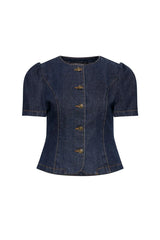 FEMME BLOUSE - DARK DENIM