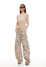 FORD LONG SLEEVE TOP - BEIGE