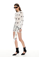 FORD MINI DRESS - MOONLIGHT POLKA